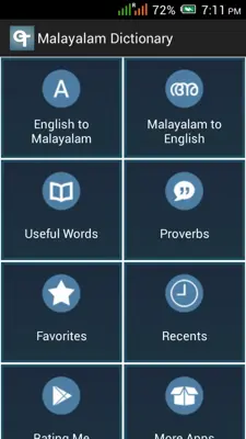 Malayalam Dictionary android App screenshot 10